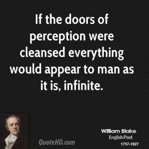 William Blake Doors Of Perception Quote