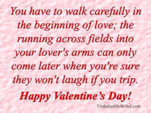 Funny-love-Quotes-Valentines - Walk Carefully -2