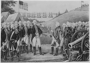 British surrender at Yorktown American Revolutionary War