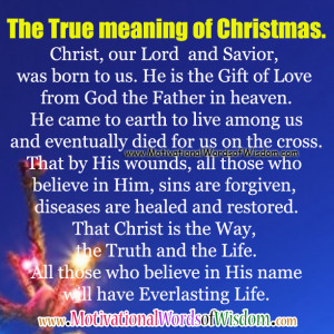 Christmas Quotes About Jesus Birth ~ Motivational Words of Wisdom ...