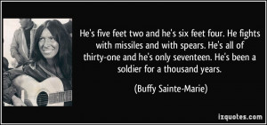 More Buffy Sainte-Marie Quotes