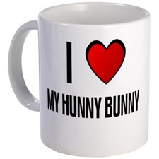 Love My Hunny Bunny Coffee Mugs