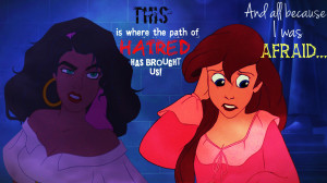Here's mine, I hope it isn't too late! Pocahontas/Esmeralda: This is ...