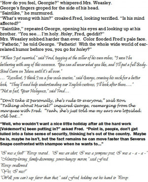 Weasley Twin Quotes 3 by elfgirlunltd