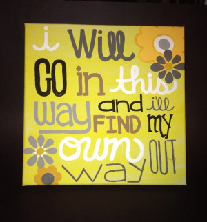Dave Matthews Band 41 quote painting on Etsy, $30.00