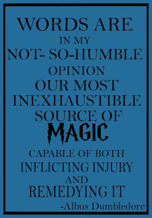 Harry Potter Dumbledore quote Art Pint Wall Art by geeksleeksheek