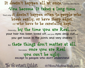 Velveteen Rabbit Quotes. QuotesGram