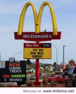 Funny Mcdonalds Sign