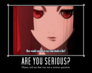 Anime Otaku Enma Ai motivational Poster