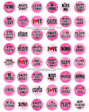 8x10 - VALENTINE'S DAY SAYINGS - Instant Download - Animal Prints- 48 ...