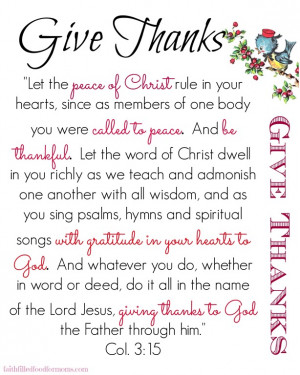 Cultivating a Thankful Heart All Year Long – Part 1 With Scripture ...