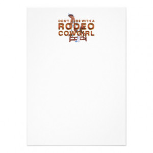 TEE Rodeo Cowgirl Slogan Personalized Invitation