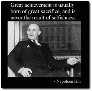 Napoleon Hill #quote on #success