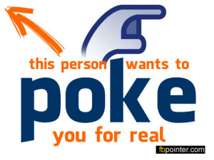 This person wants to poke you for real