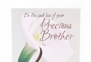 brother card on the sad loss of your precious brother dimensions 22 ...