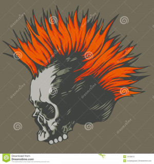 Flaming Skull Mobster Picture