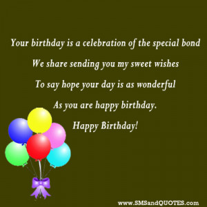 Birthday Quotes Special