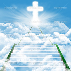 Stairway to heaven - Stock Image