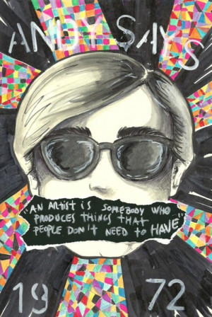 Andy warhol, quotes, sayings, artist, meaning, best