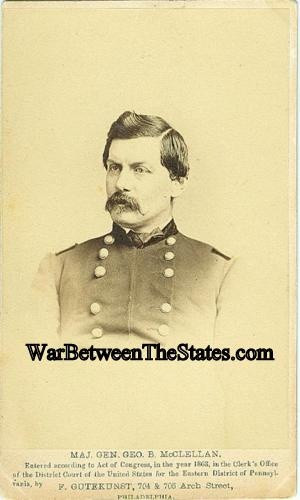 Union General George B McClellan