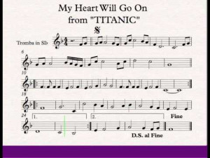 My Heart Will Go On Sheet Music Trumpet