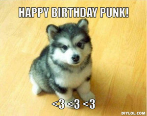 punk happy birthday