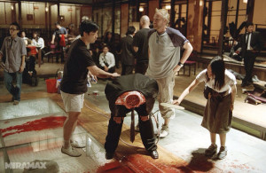... out these wicked behind the scenes photos from Kill Bill Volume 1