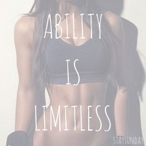 Ability is limitless | Stay Sunday #fitness #activewear