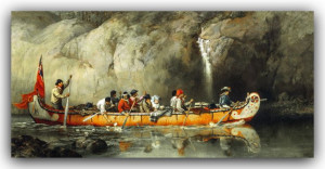 Voyageurs - Hudson's Bay Company - Canada - Frances Anne Hopkins (1838 ...