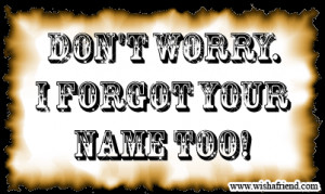 Forgot Your Name picture