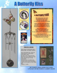 Butterfly Kiss Memorial Wind Chime