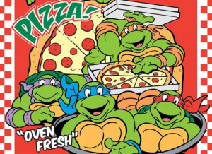 Gutsy TMNT fans try to eat all of Michelangelo's bizarre pizzas