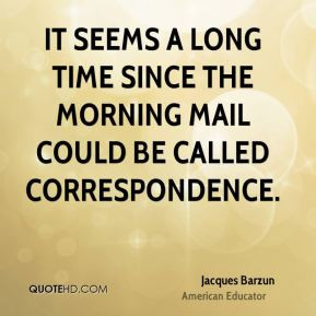 Correspondence Quotes