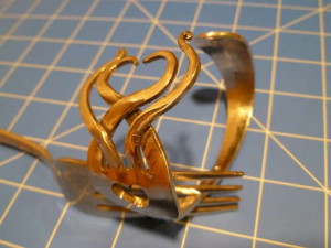 Silverware jewelry Tools: hammer vise pliers drill Dremel tool with ...