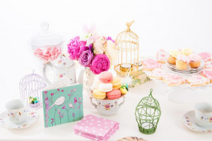 Vintage Rose Tea Party With