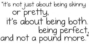 Thinspiration Quote – It’s about being perfect