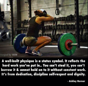 Fitness, dedication, hard work