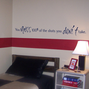 sports wall quotes decals