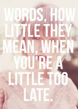 Sad Beautiful Tragic !