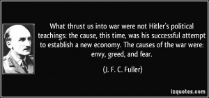 What thrust us into war were not Hitler's political teachings: the ...