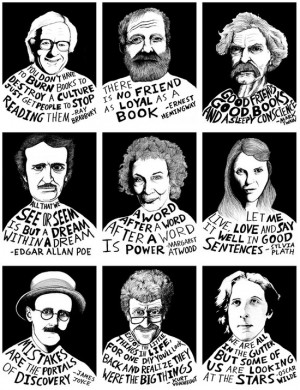 Brilliant illustrations & quotes