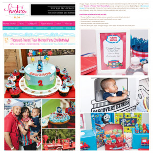 thomas and friends birthday party