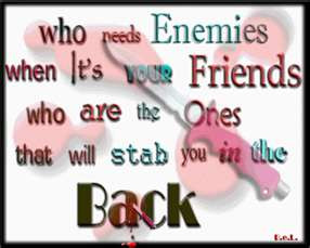 feel to be backstabbing from your ex best friend and your ex boyfriend ...