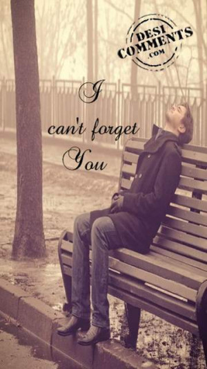 can’t forget you
