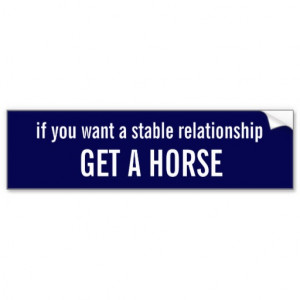 Stable Relationship Horse...