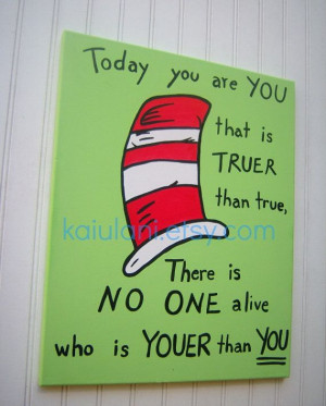 Dr. Seuss Cat In The Hat Kids Wall Art Painting 16 x by kaiulani, $50 ...