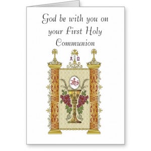 Your First Holy Communion Greeting Card