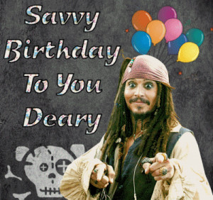 savvy birthday to you deary johnny depp