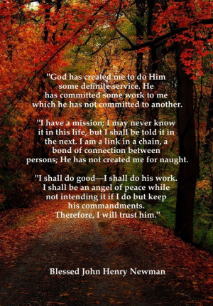 Blessed John Henry Newman. 