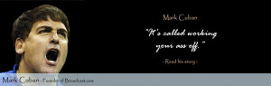 Cutting-Edge Career: Cuban Makes It Big. Mark Cuban Quote